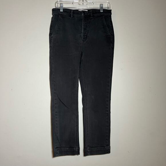 Everlane Women's Black Straight Leg Jeans - Picture 2 of 11
